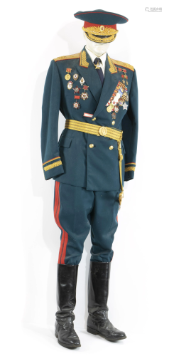 Soviet Chief Marshal Artillery uniform with hat, short