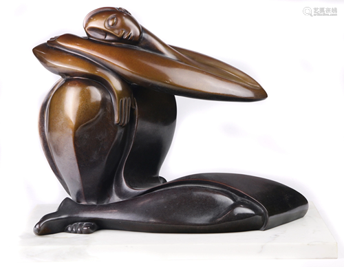 Sculpture, Art Deco Figure