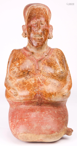 A Pre-Columbian Jalisco Mexico terracotta figure of a