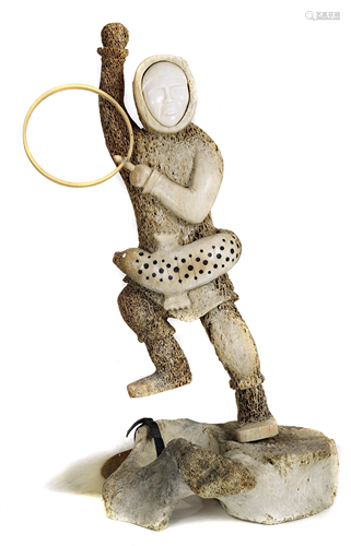 An Inuit carved sculpture