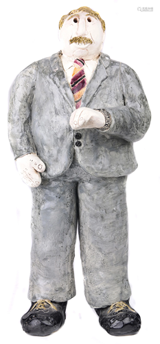 A Clay Funk sculpture of Mr. Frank Caufield III