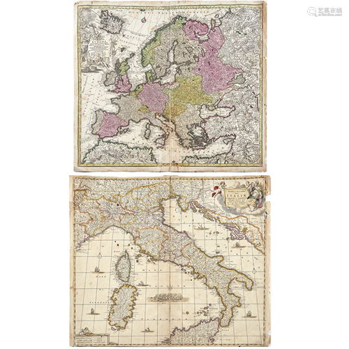 Maps, Matthaus Seutter and Frederick de Wit