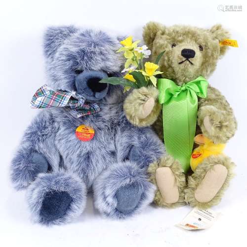 2 modern Steiff teddy bears, including Molly and Pilla (2)