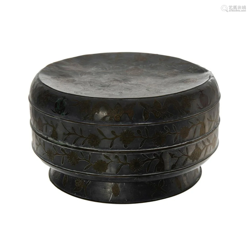 CHINESE PEWTER BOX