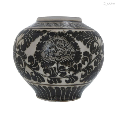 PEONEY PATTERN JAR