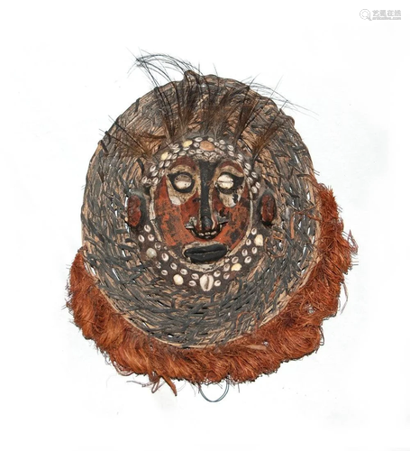 AFRICAN TURTLE SHELL PAINTED MASK