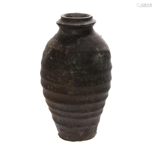 WARRING STATES STYLE RINGED VASE