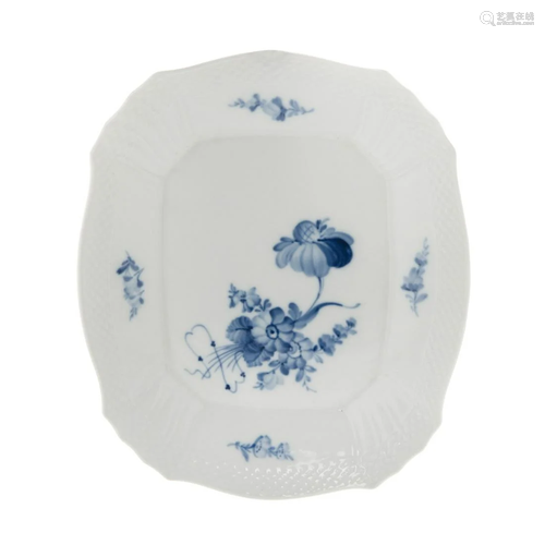 BLUE AND WHITE COPENHAGEN PORCELAIN DISH