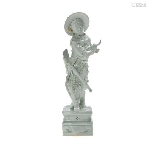 BLANC DE CHINE ARCHER FIGURE