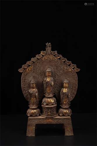 Gilt Copper Statue of Buddha ,Ming Dynasty