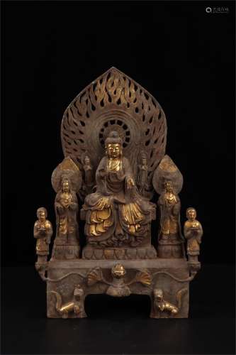 Gilt Copper Statue of Buddha  ,Ming Dynasty