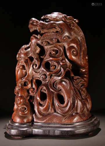 CHENXIANG WOOD CARVED CENSER