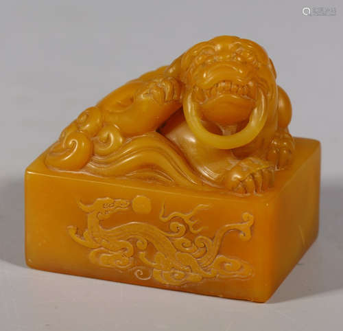 TIANHUANG STONE CARVED SEAL