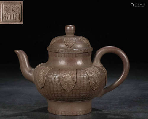 JIANG BOFU MARK ZISHA TEAPOT