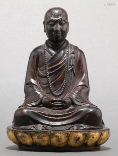 CHENXIANG WOOD GURU BUDDHA STATUE
