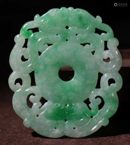 JADEITE DRAGON PATTERN TABLET