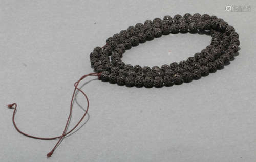 CHENXIANG WOOD 108 BEADS NECKLACE