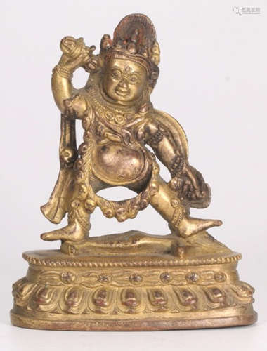 GILT BRONZE BUDDHA STATUE