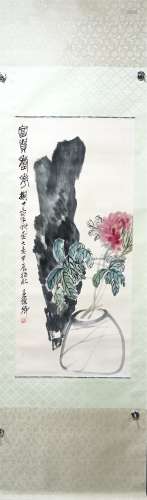 Flowers   by Wu Changshuo