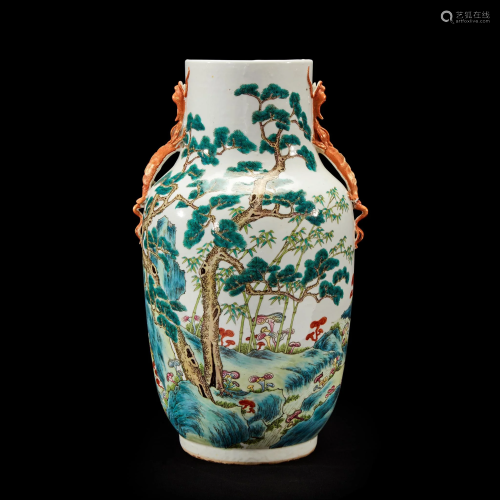 A Chinese famille rose-decorated porcelain 