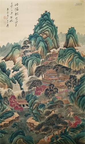 Landscape Painting   by Zhang Daqian
