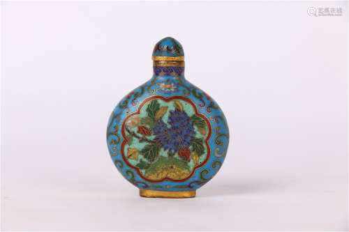 Cloisonne Snuff Bottle ,Qing Dynasty