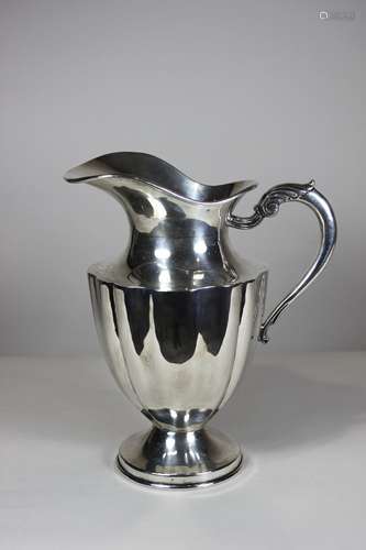 Wasserkanne, 925er Sterling Silber. H.: 25,5 cm. G.: 816 g.Wasserkanne, 925er Sterling Silb