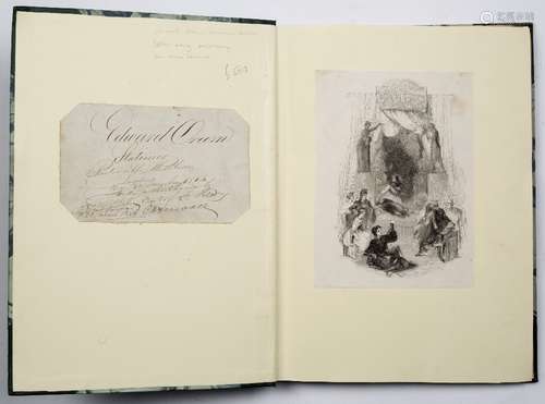 Dobbs and Co.- Oram (Edward) A scrap album containing early 'ornamental stationery' and paper