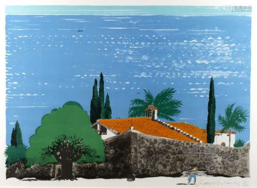 Paul Hogarth (1917-2001) 'Hermitage II' lithograph, limited edition 134/200, signed in pencil