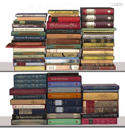 Large collection of Folio society books to include: Shakespeare's Sonnets, Yeats, Cold Comfort