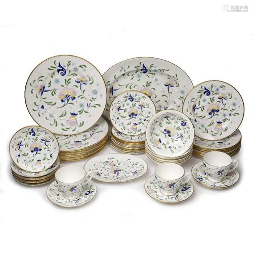 Coalport 'Pageant' part dinner service to include: plates, bowls, cups etc