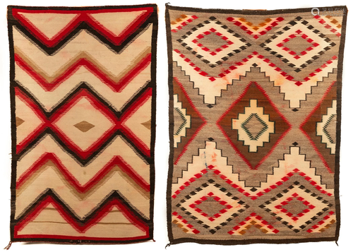 (2) Vintage Navajo Weavings