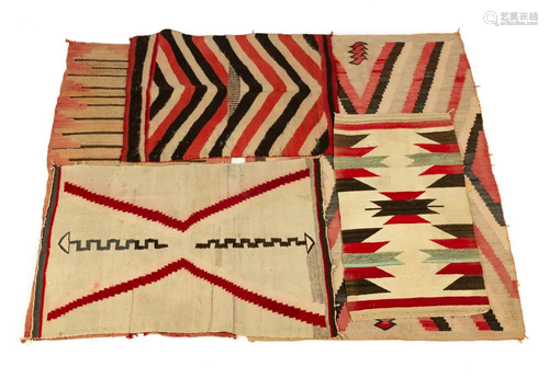 (5) Navajo Weavings