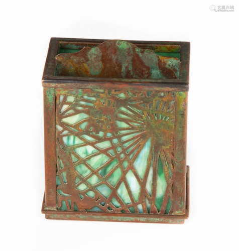 Tiffany Studios, New York Matchstick Holder