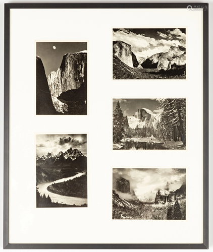 (5) Ansel Adams Photographs