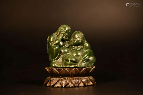 A Jasper Immortal Figures Ornament