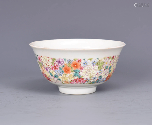 A Floral Porcelain Bowl