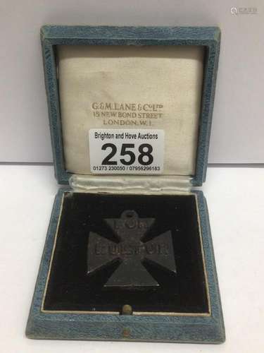 BRITISH WW1, GERMAN IRON CROSS PROPAGANDA MEDAL FOR KULTUR