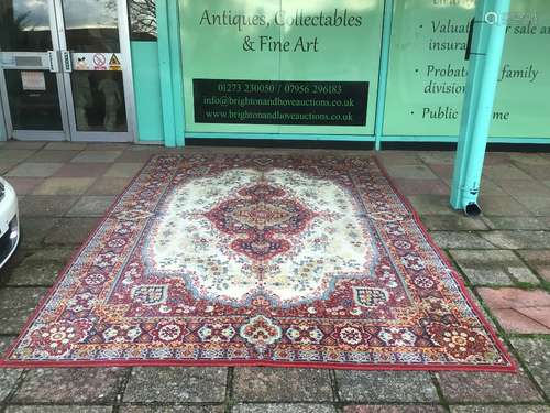 A VINTAGE TURKISH RUG/CARPET 347 X 248