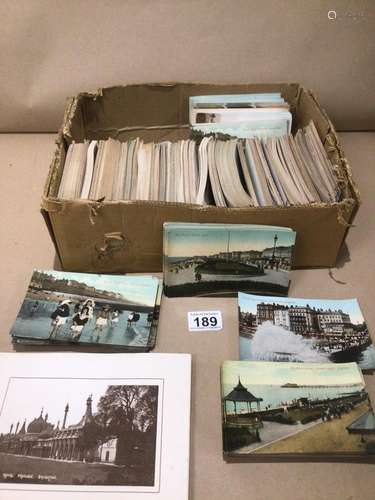 A COLLECTION OF VINTAGE POSTCARDS AND PHOTOGRAPHS, MANY OF WHICH ARE OF POINTS OF INTERESTS AROUND