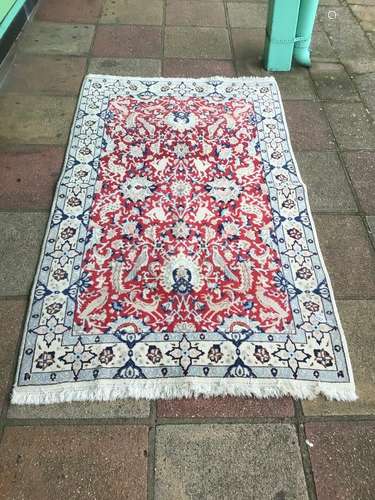 A VINTAGE PAKISTAN RUG/CARPET 199 X 119CM