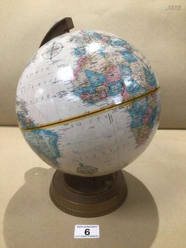 A REPLOGLE 9 INCH DIAMETER GLOBE FROM THE WORLD CLASSIC SERIES