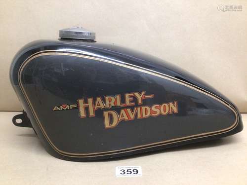 A VINATAGE HARLEY DAVIDSON AMF SPORTSTER FUEL TANK