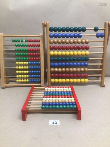 THREE CHILDRENS' ABACUS