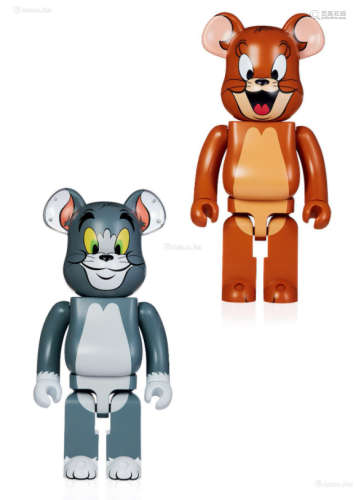 2020年作Be@RBRICK 猫和老鼠熊一套两只1000% Tom and Jerry, 1000%, Be@RBRICK, 2000