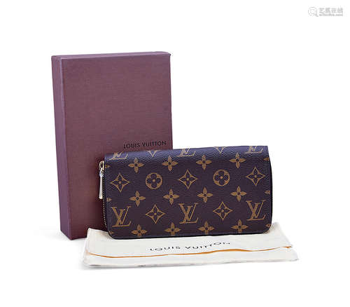 LOUIS VUITTON Monogram 拉鍊長銀包 (未使用附原裝盒)