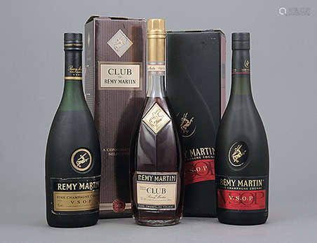 REMY MARTIN V.S.O.P. Cognac 連Club  Fine champagne Cognac 共三支