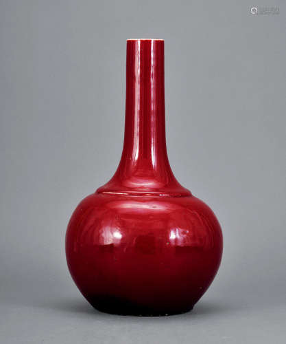 紅釉膽瓶