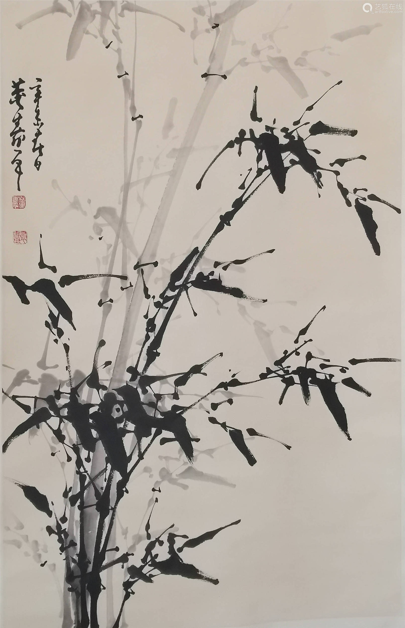 尺寸96×70cm拍品描述近現代 紙本水墨 立軸 簡介:董壽平(1904-1997)