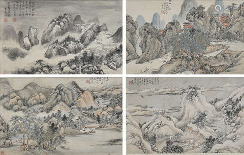 李振先  山水